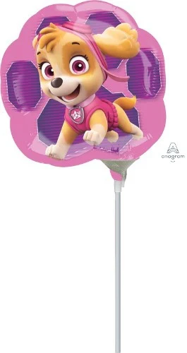 Mini Shape Paw Patrol Balloon - Skye & Everest