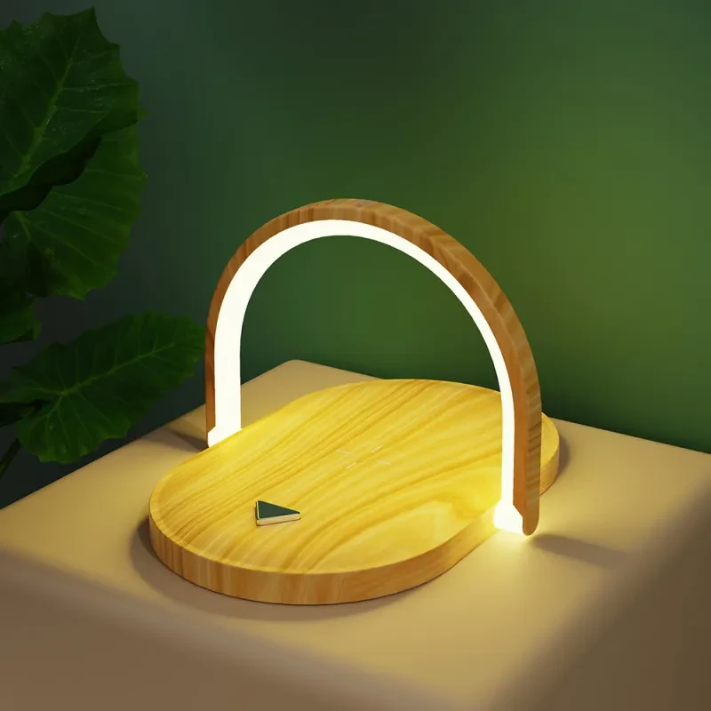 TriLight Wireless Charger & LED Lamp Station