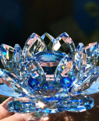 Glass Paperweight Fengshui Ornaments Figurines Home Wedding Party Decor