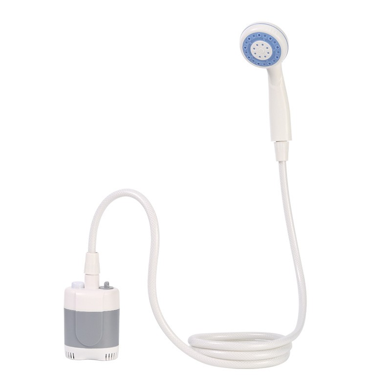 Portable Camping Shower Outdoor USB Rechargeable Electric Shower Pump for Camping Car Washing Gardening Pet Cleaning