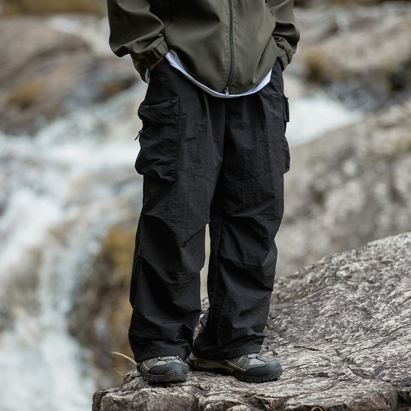 Functional Loose-Fit Outdoor Hiking Cargo Pants