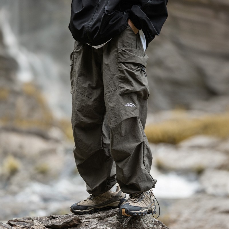 Functional Loose-Fit Outdoor Hiking Cargo Pants