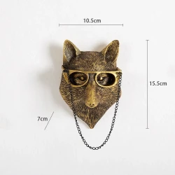 Antique Bronze Animal Pendant Indoor Home Bedroom Decor