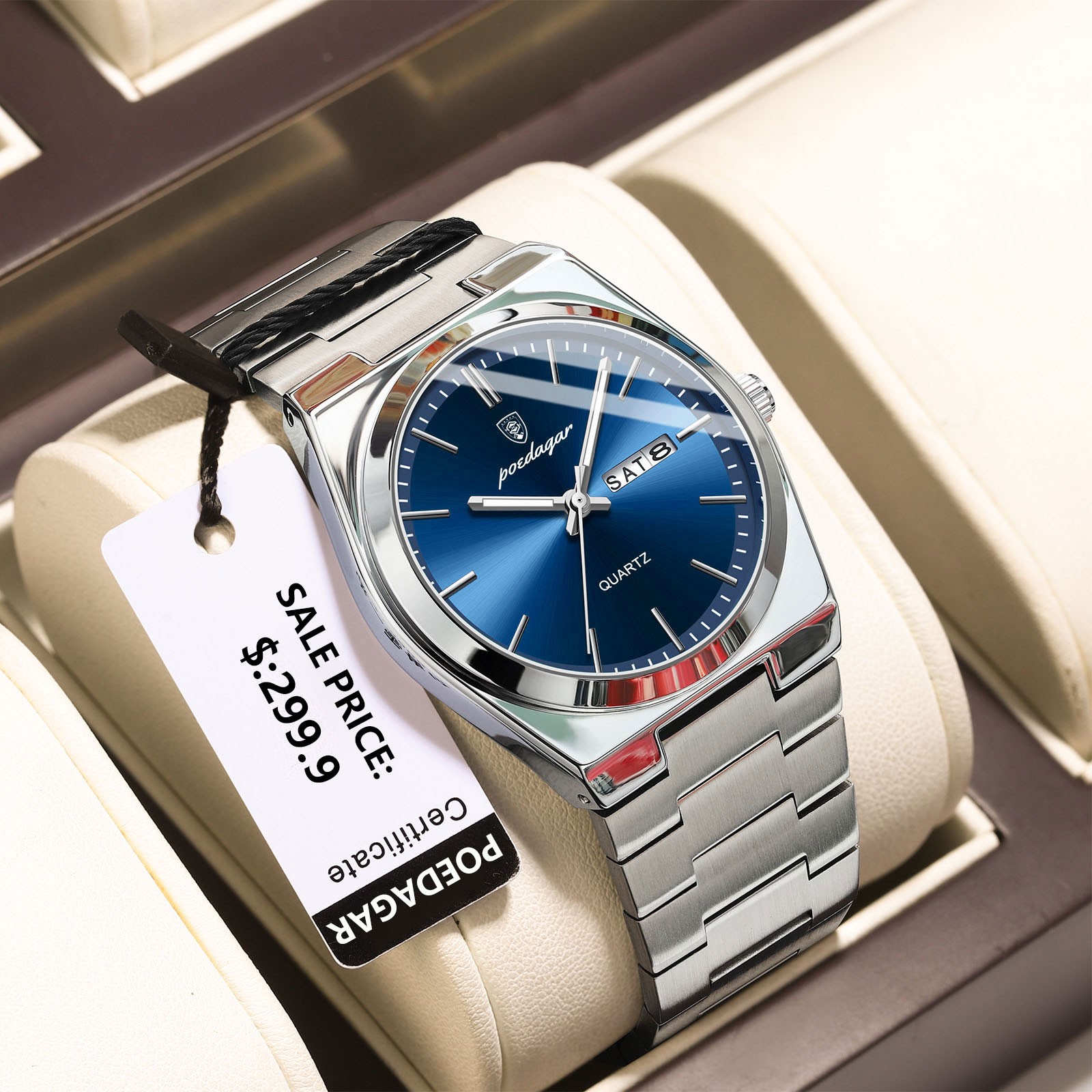 POEDAGAR Mens Luxury Watch