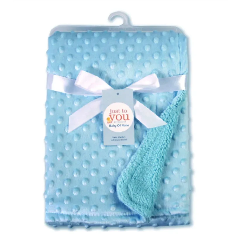 Polar Dot Cozy Swaddle Baby Blanket