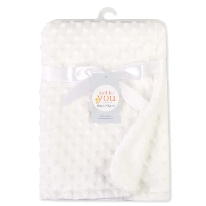 Polar Dot Cozy Swaddle Baby Blanket