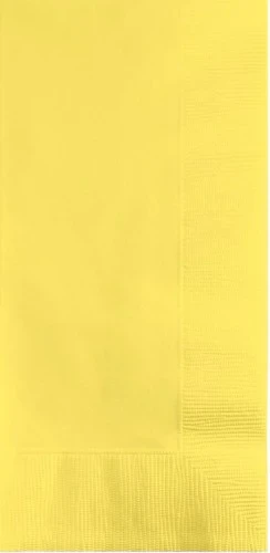Mimosa Yellow Dinner Napkins - Pack of 50