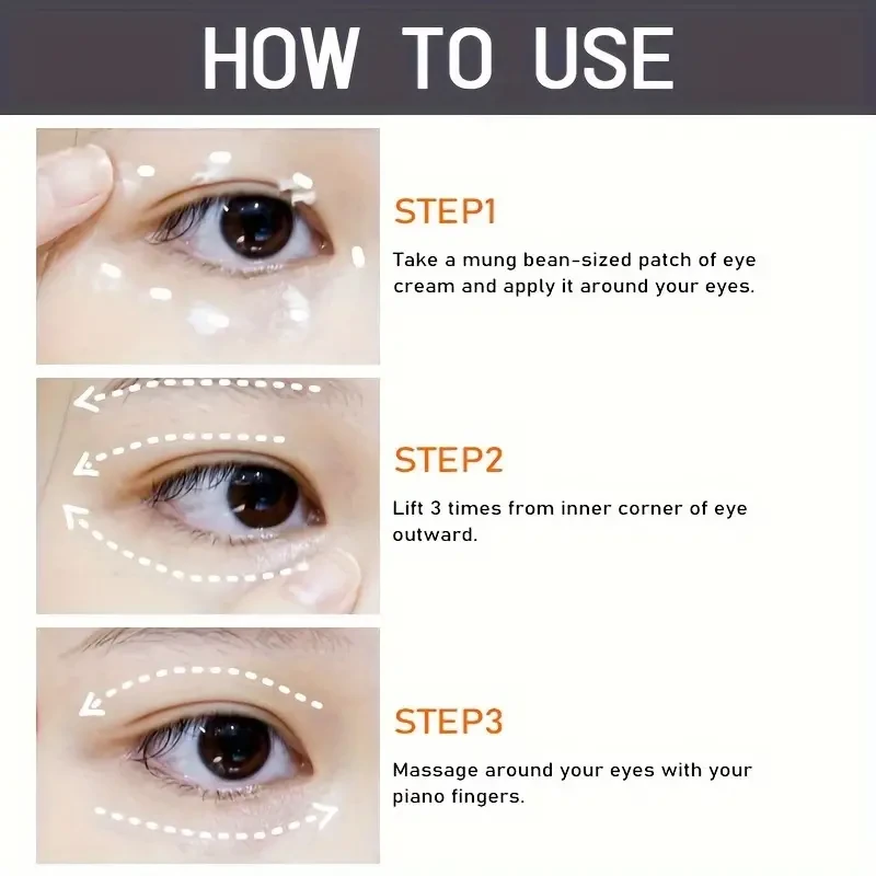 ROZINO Turmeric Vitamin C Eye Cream Stick - Moisturizing & Brightening Eye Balm for All Skin Types
