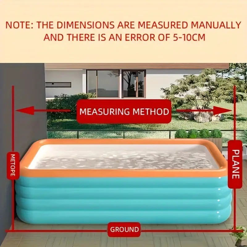 Inflatable swimming pool family