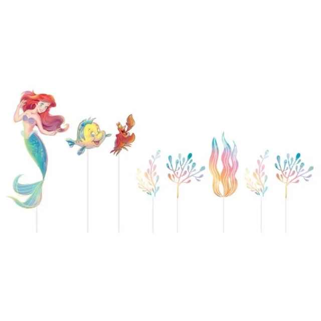 The Little Mermaid Cake Decorating Kit - Set of 8