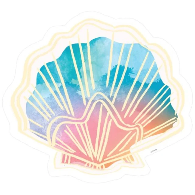 The Little Mermaid 18cm Shaped Paper Plates NPC - Set of 8