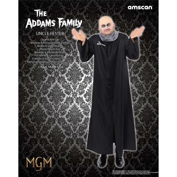 Costume The Addams Family Uncle Fester Men's Large
