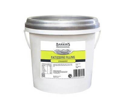 PATISSERIE FILLING STRAWBERRY 4.5KG (BARKER 74753)