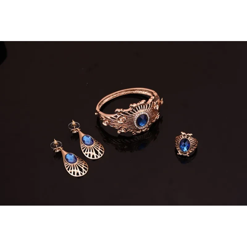 Necklace, earrings, bracelet, ring set