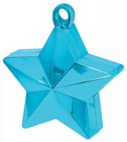 Star Balloon Weight - Caribbean Blue