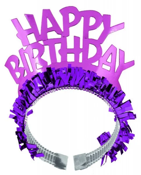 Tiara - Happy Birthday (Paper And Foil)