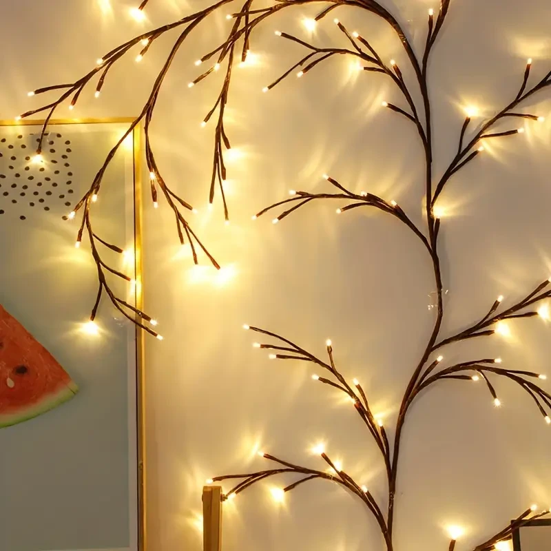 Decoration USB Powered DIY Christmas Tree Vine Lights