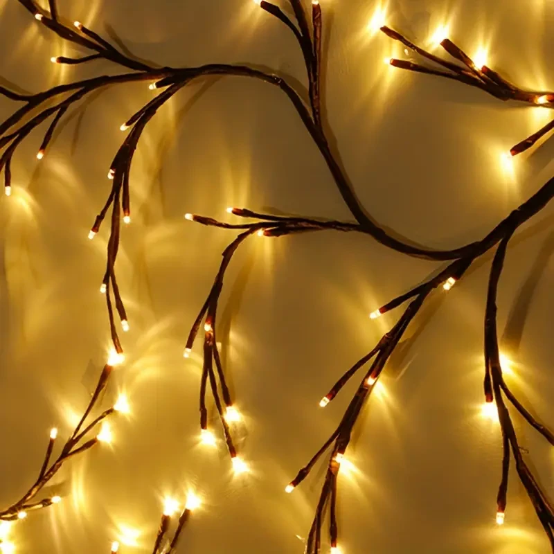 Decoration USB Powered DIY Christmas Tree Vine Lights
