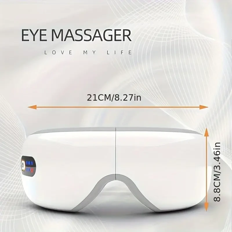 JustEvo Music Eye Massager with Heat & Airbag Vibration
