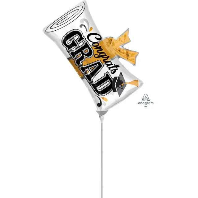 Foil Balloon - Ms Congrats Grad Diploma