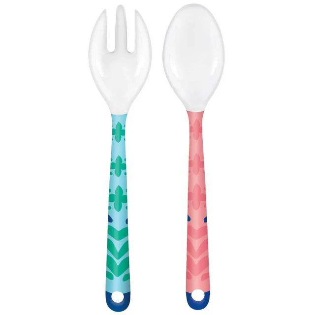 Salad Serving Set - Melamine Boho Vibes (24cm) (Pack of 2)