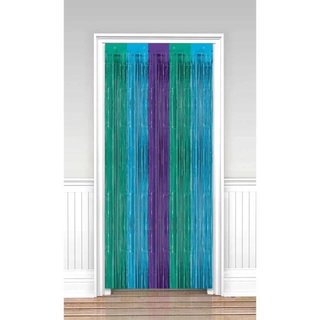 Door Curtain - Sparkling Sapphire Metallic (2.43m)