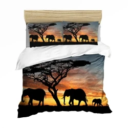 Elephant photo duvet cover
