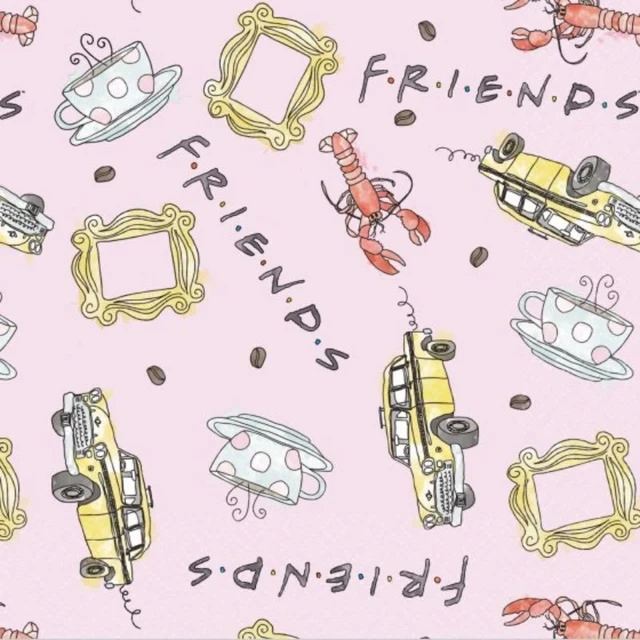 Friends Lunch Napkins - Pack of 16