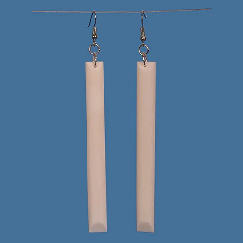 Bone Adze Style Earrings- Large.