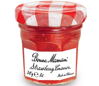 JAM STRAWBERRY PRESERVES 30GM 60s (BONNE MAMAN 85102)