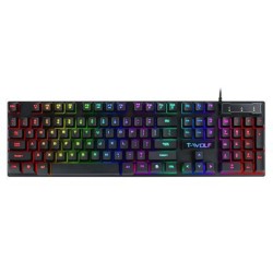 Gaming Keyboard: Luminous USB Wired with Floating Manipulator Feel