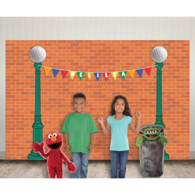 Sesame Street Customisable Backdrop Kit - Set of 16