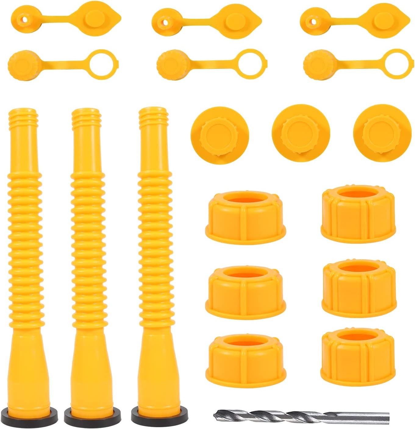 Upgraded Replacement Gas Can Spout with Flexible Nozzle, Fit for Most 1/2/5/10 Gal Can