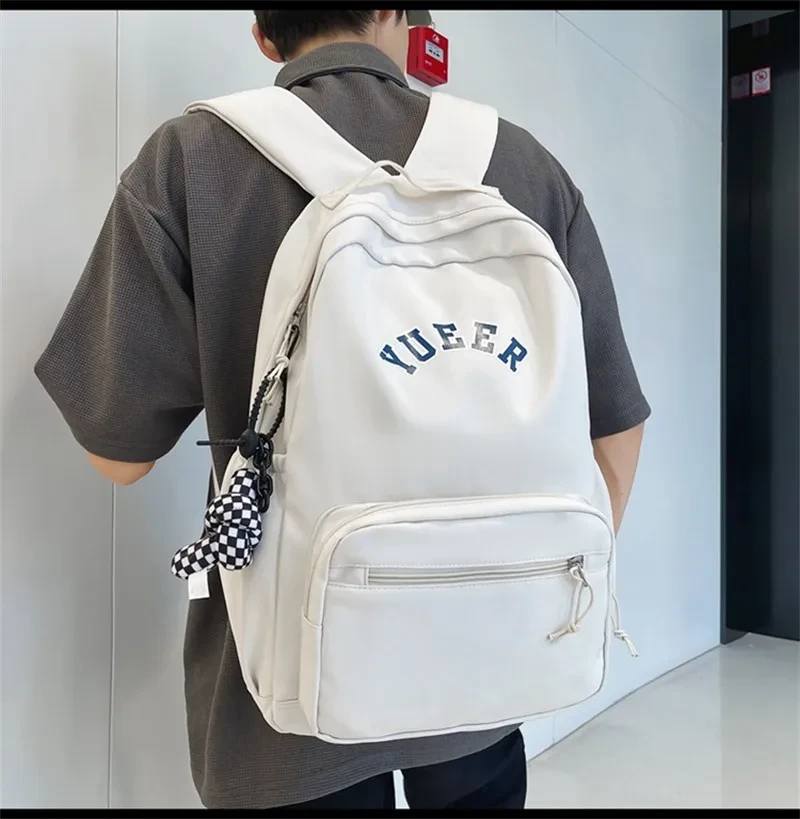 Simple Backpacks School Bags Student Girls Nylon Bag Women