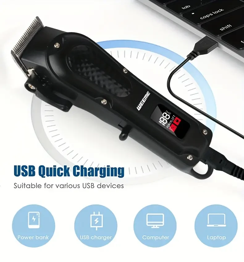 Vintage T-Blade Hair Clippers Set