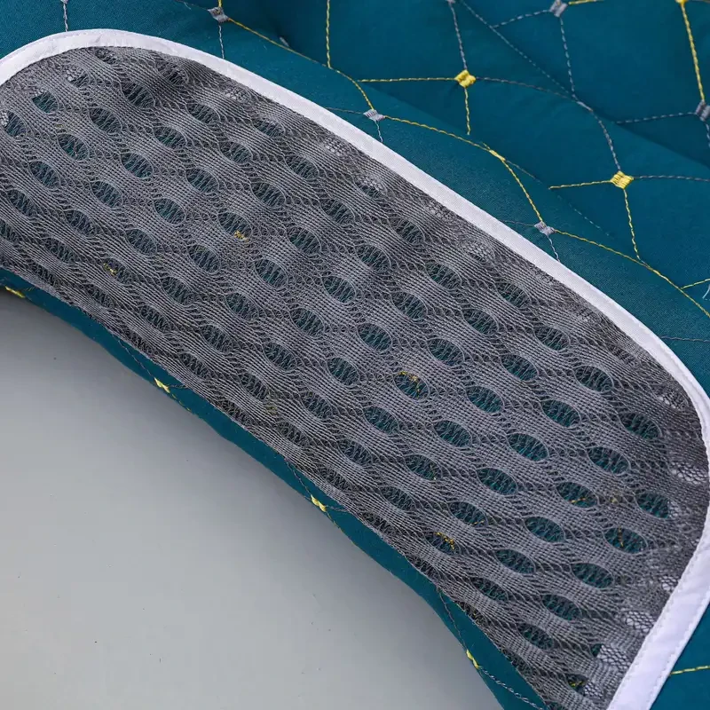 Ergonomic Maternity Pillow - Knitted Cotton Adjustable Neck Massage Pillow, Orthopedic Contour Support, Medium Soft Firmness