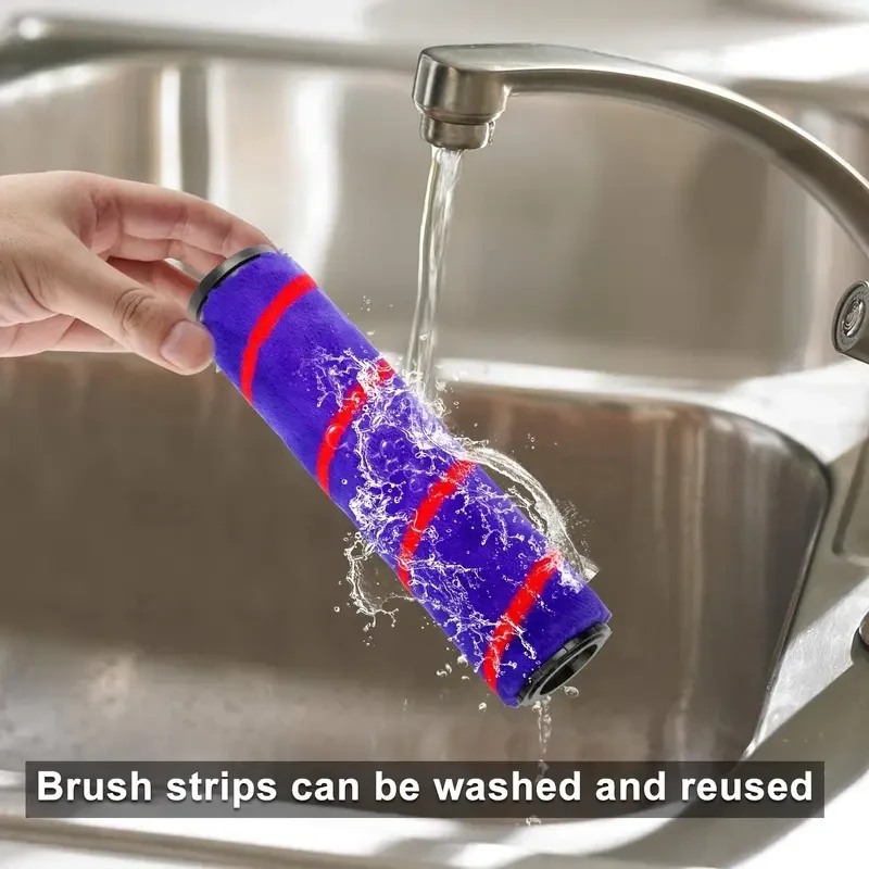 Soft Roller Cleaner Head for Dyson V7, V8, V10, V11, V15 Cordless Vacuums - Compatible with Absolute, Fluffy, and Motorhead Models