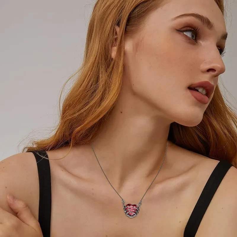 Ghost Claw Pendant Necklace