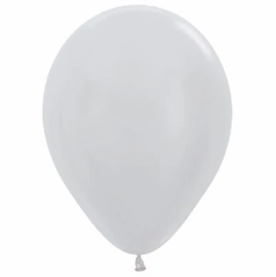 Balloons - Metallic Pearl Silver - Pack of 100