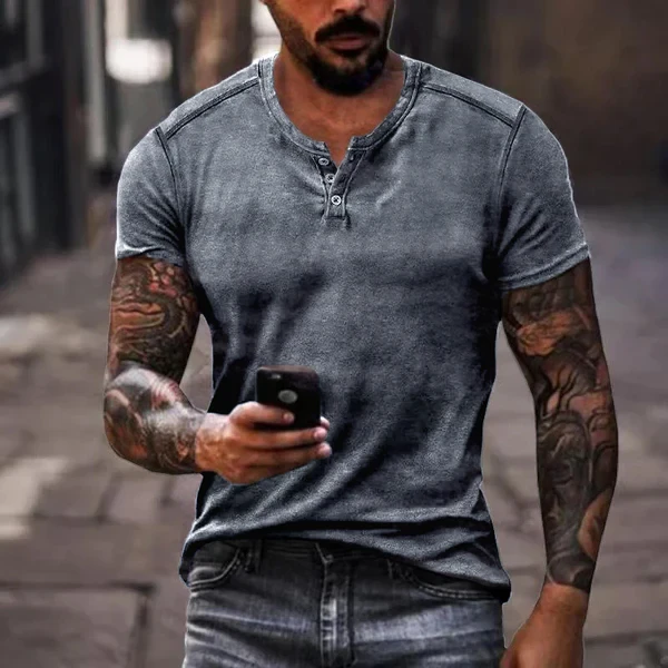 Collar Short Sleeve T-Shirt