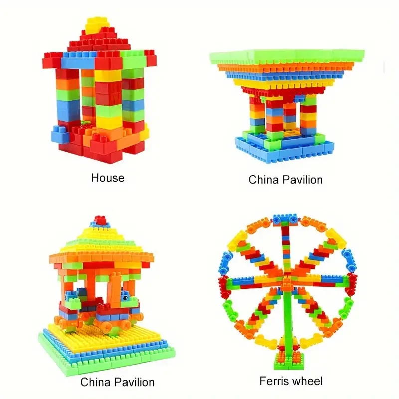 150pcs Educational Toy Blocks - Enhance Creativity & Motor Skills