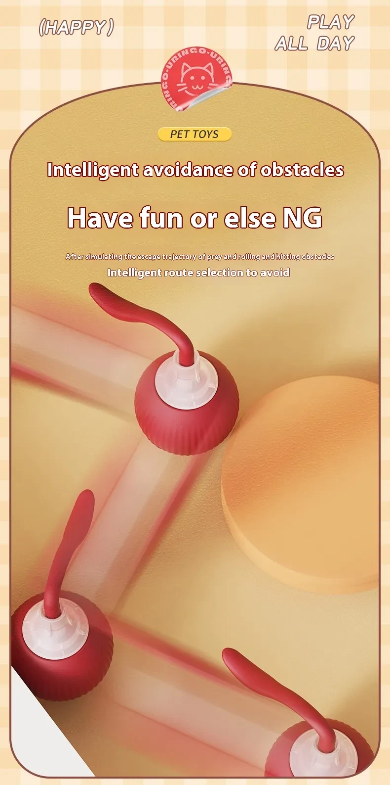 Interactive Cat Toy Ball Super Drive