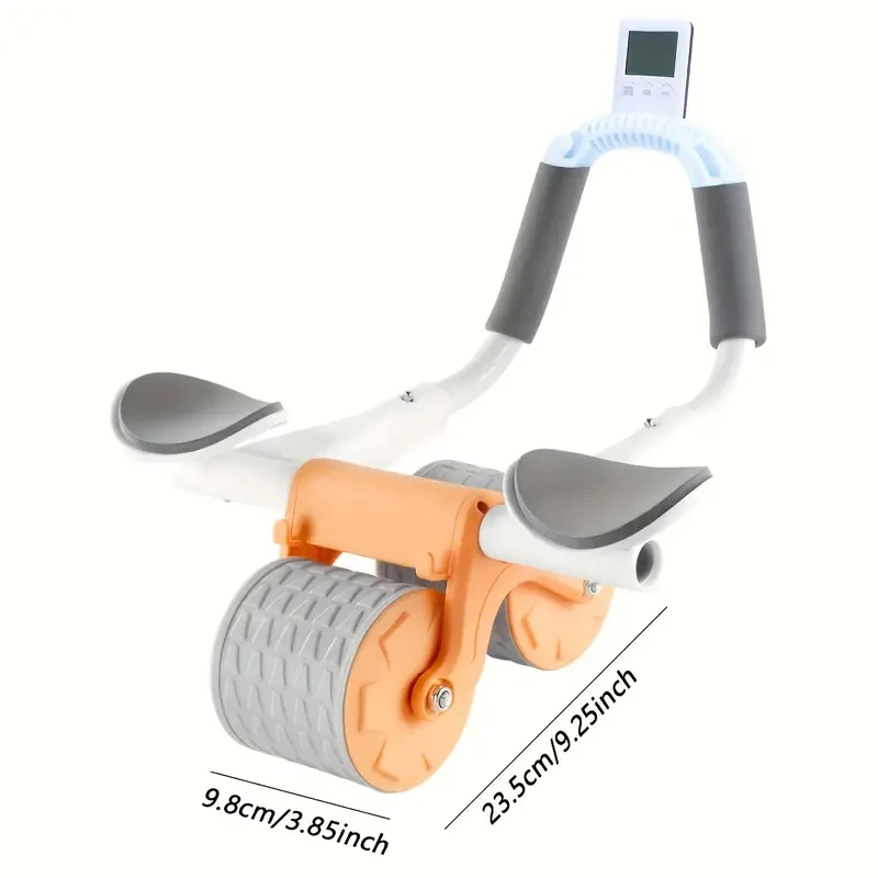 Rebound Abdominal Wheel - Ab Roller with Elbow Support and Timer