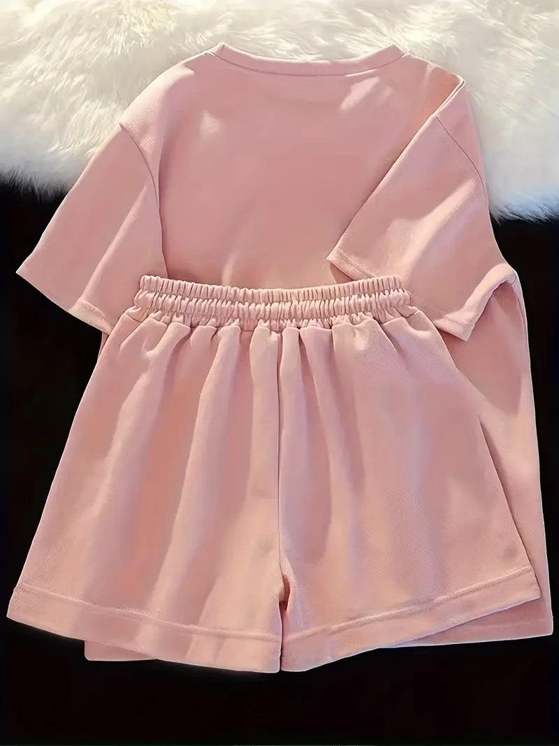 Comfy Short Sleeve T-Shirt + Soft Stretch Shorts