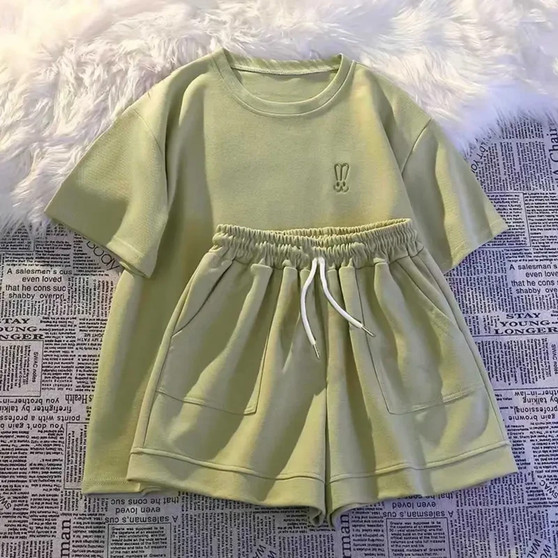 Comfy Short Sleeve T-Shirt + Soft Stretch Shorts