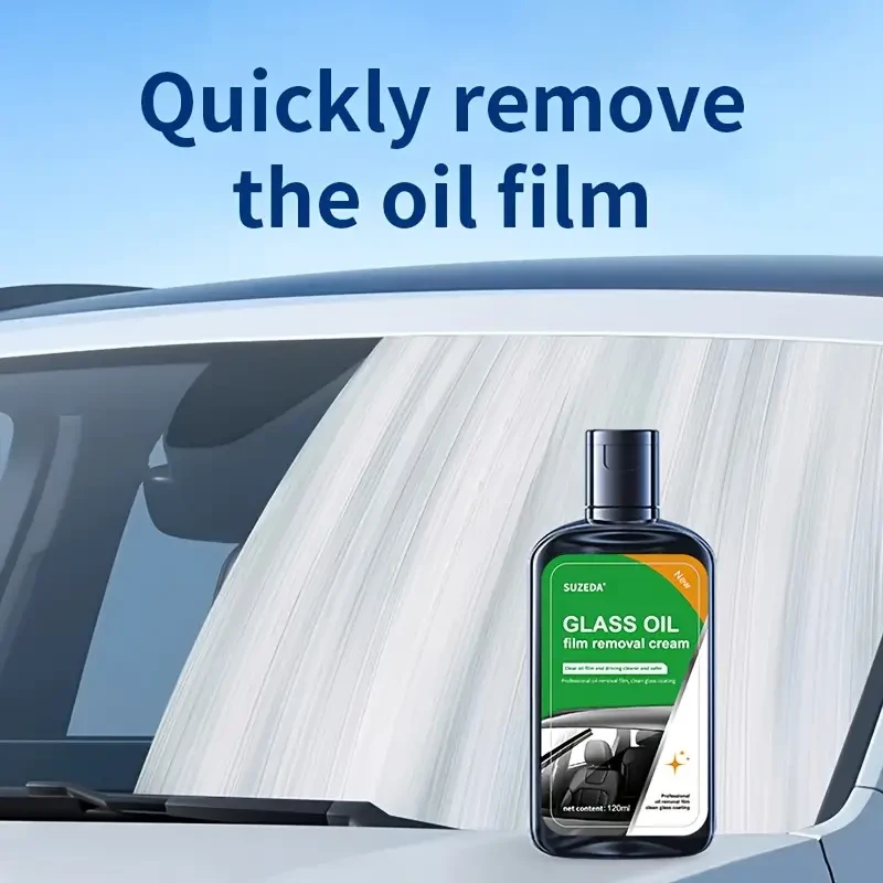 Windshield Cleaner & Oil Film Remover - Streak-Free Glass Cleaner