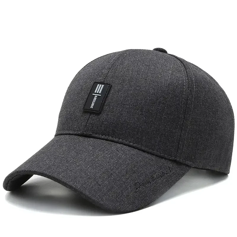Luxury Black Baseball Cap - Premium Cotton