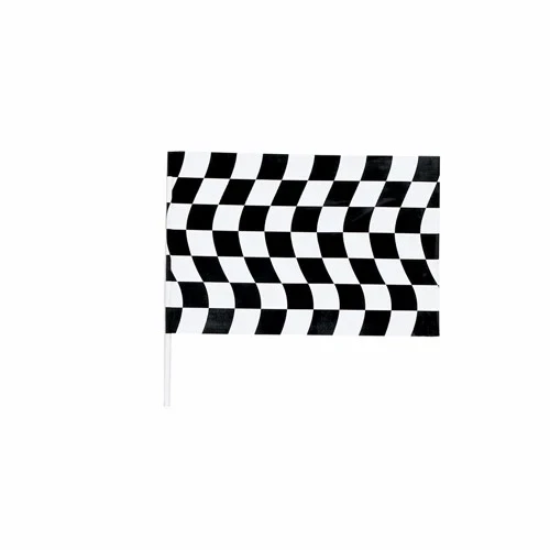 Black & White Checkered Jumbo Flag