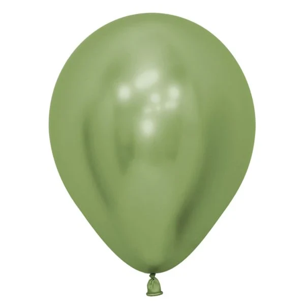 Sempertex 30cm Metallic Green Latex Balloons - Pack of 50
