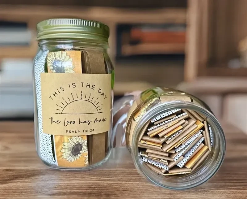 Handmade Bible Verses Jar